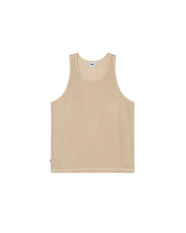 Obey Morro Mesh Tank, wood ash