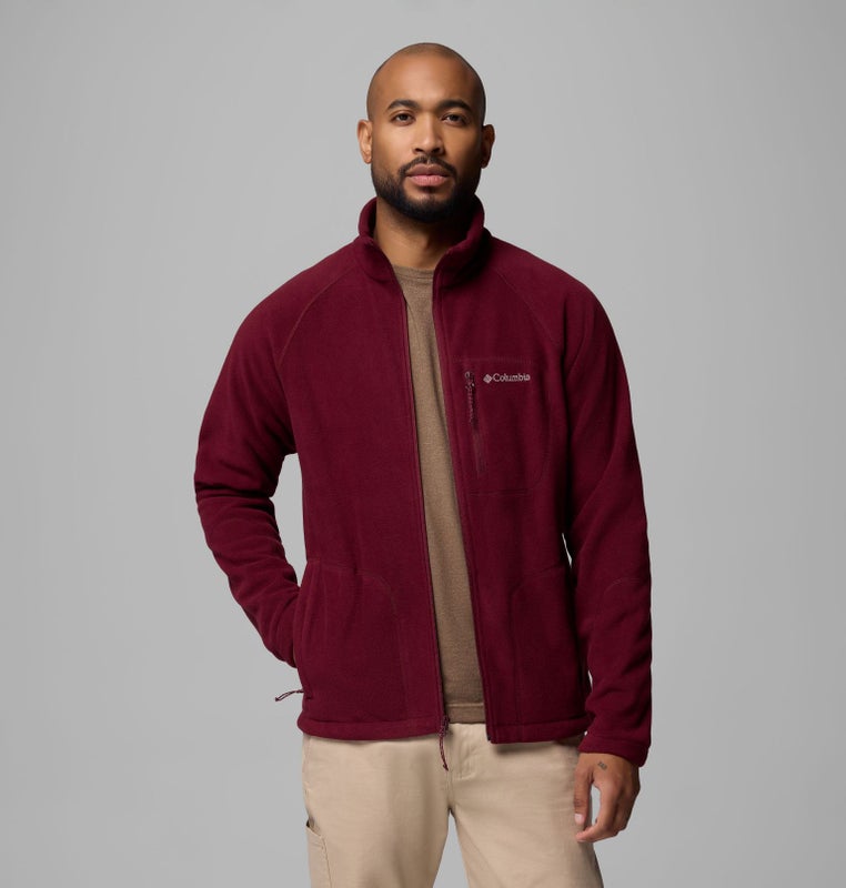 Columbia Fast Trek II Ful Zip Fleece, ricj wine