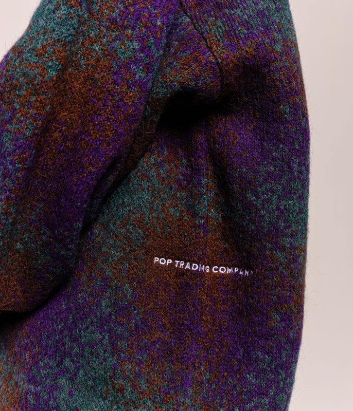 Pop  Knitted Cardigan, multicolor
