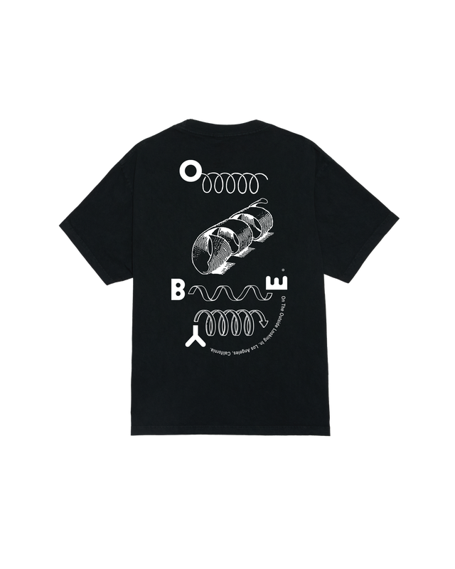 Obey Outiside Looking In Tee, pigment true vintage black