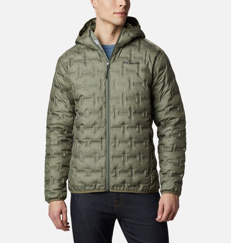Columbia Delta Ridge Down Hooded Jacket, forest green