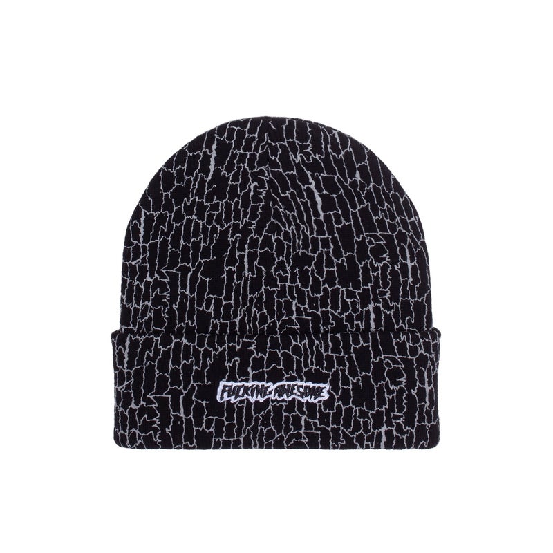 Fucking Awesome Everyday Camo beanie, black