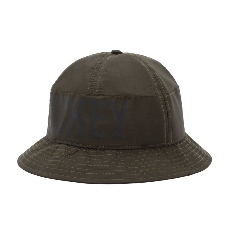 Hockey Crinkle Bell Bucket Hat, army