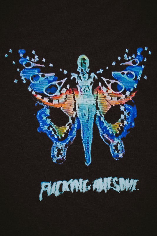 Fucking Awesome Butterfly Tee, black