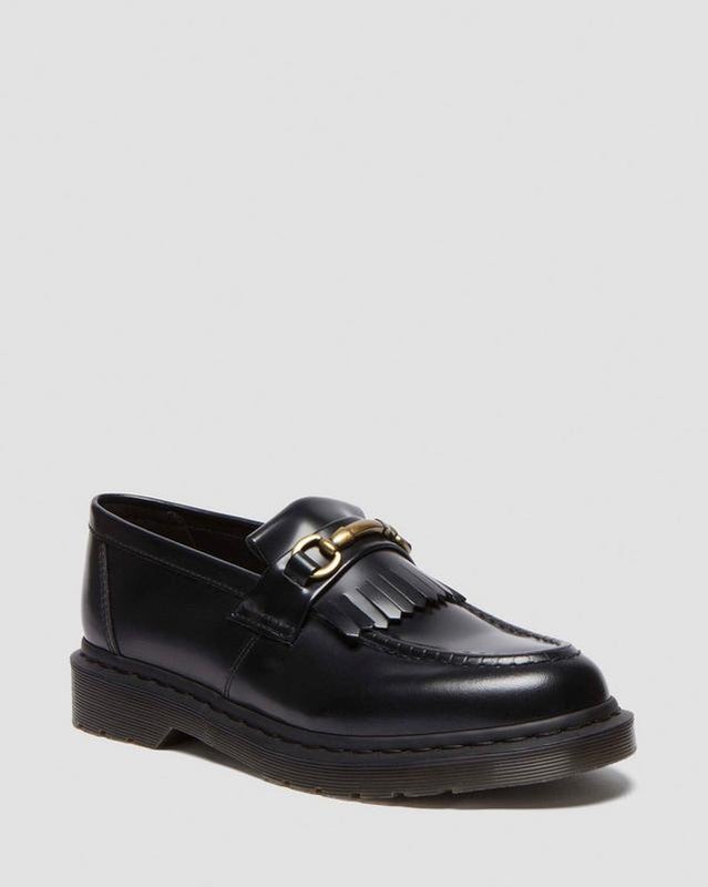 Dr Martens Adrian Snaffle, black polished smooth.