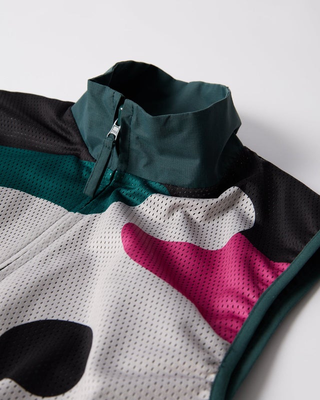 Parra Ghost Cave Reversible Vest, green