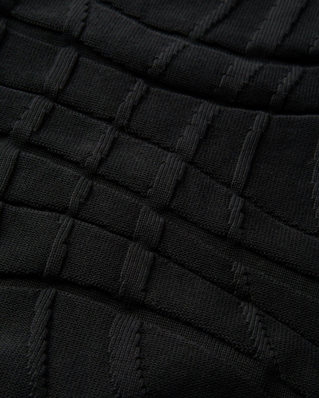 Parra Your Boring Abstract Village Knit, black