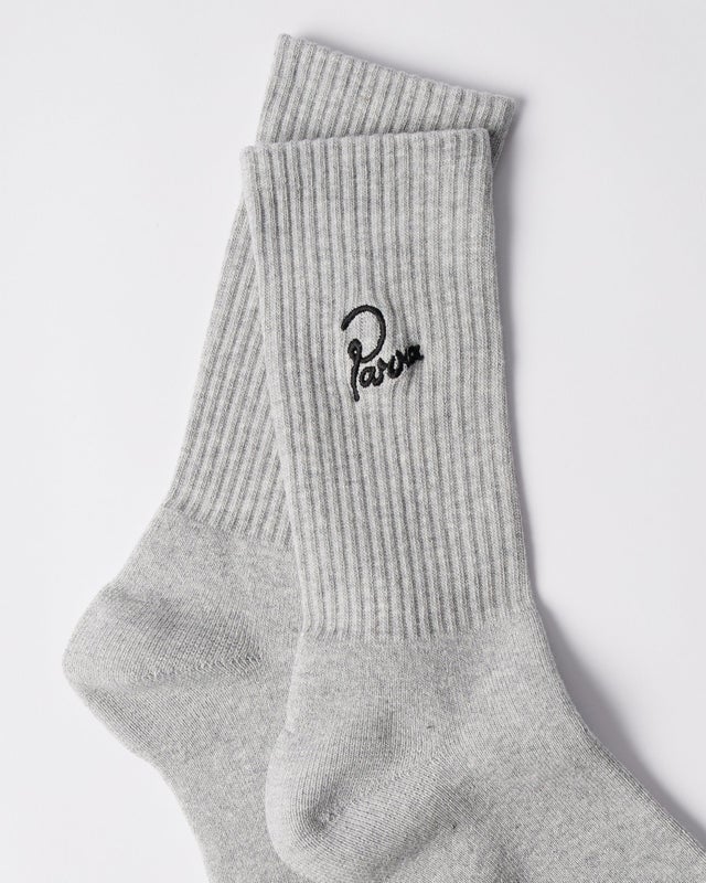 PARRA SIGNATURE CREW SOCKS GREY
