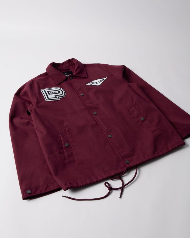 Parra Midnight Surprise Coach Jacket, burgundy