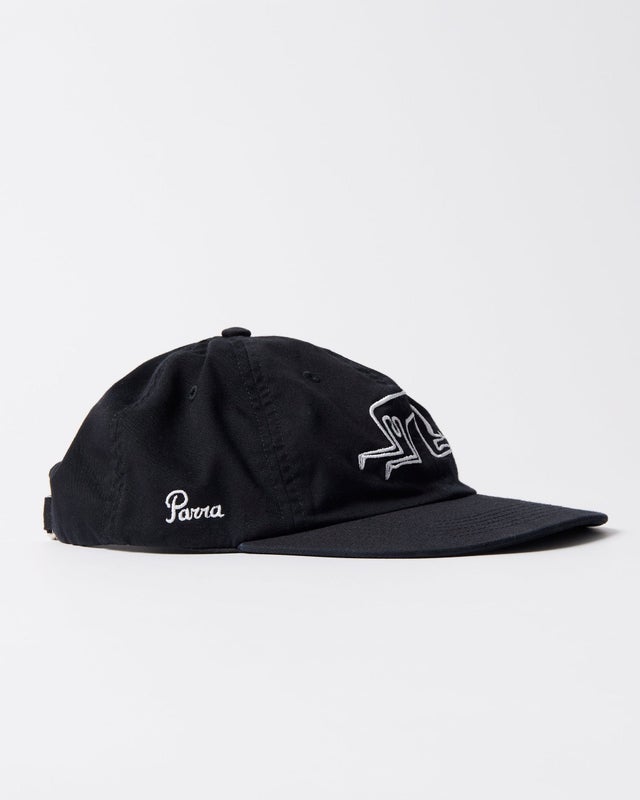 Parra Mid Career 6-panel Hat, black