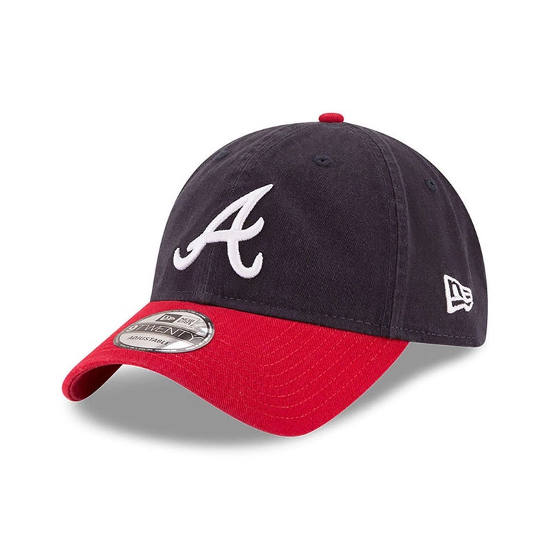 New Era Atlanta Braves MLB Core Classic 9TWENTY Cap, navy / red.