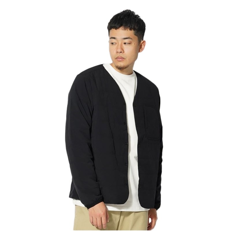 Snow Peak Flexible Insulated Cardigan, black