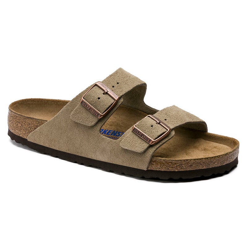 Birkenstock Arizona Suede SFB Regular Fit, taupe.