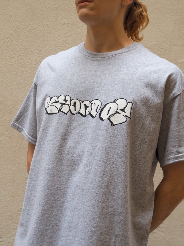 Beyond Throw Up Tee, heather grey.