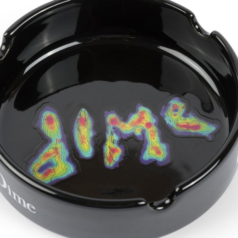 Dime Topo Ashtray, black