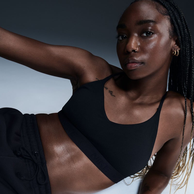 Nike WMNS Indy Light Support Top, black / white