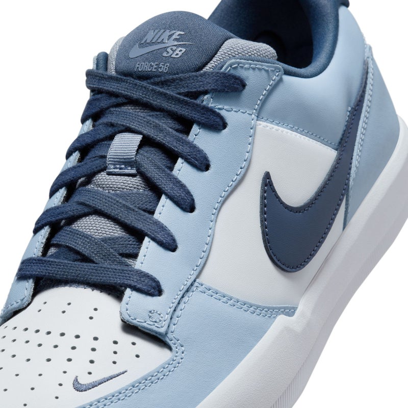Nike SB Force 58 Leather, white / thunder blue / ashen slate
