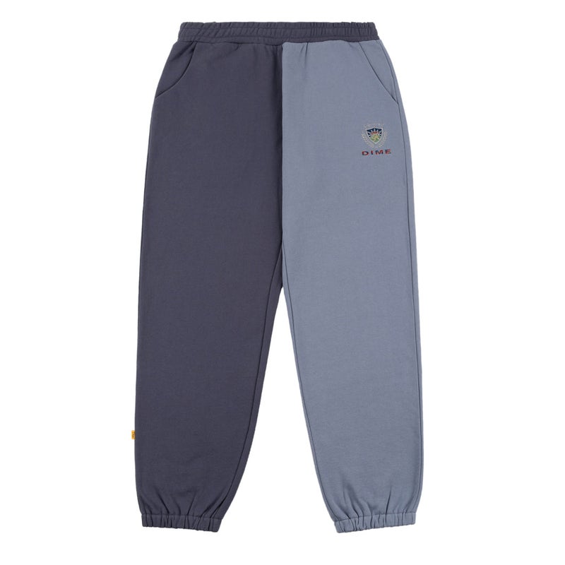 Dime Split Crest Sweatpant, indigo wash