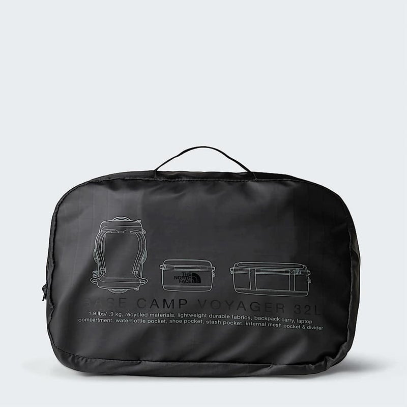 The North Face Voyager Duffel 32L, tnf black / asphalt