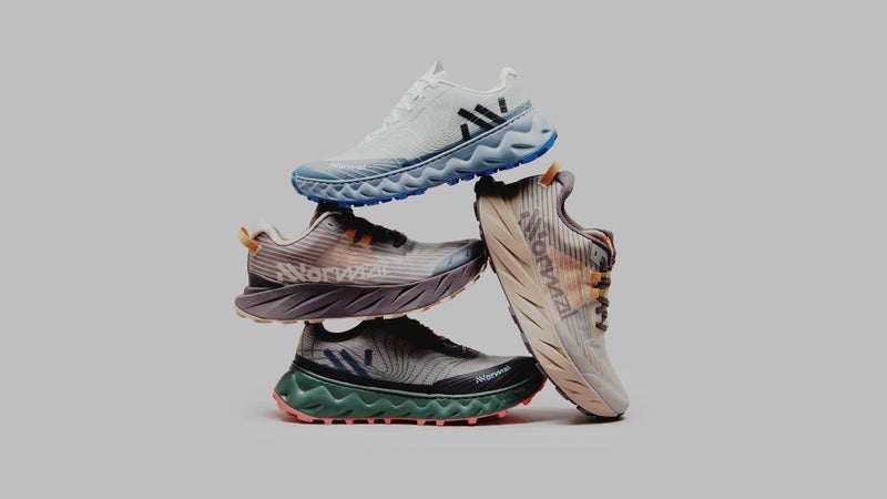 NNormal trail running shoes