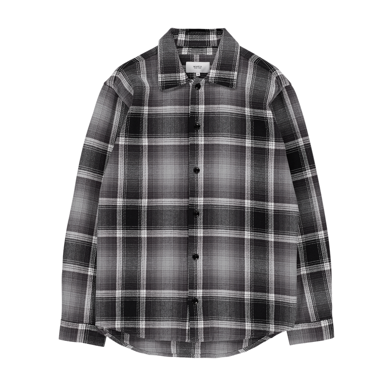 Makia Cabin Overshirt, dark grey