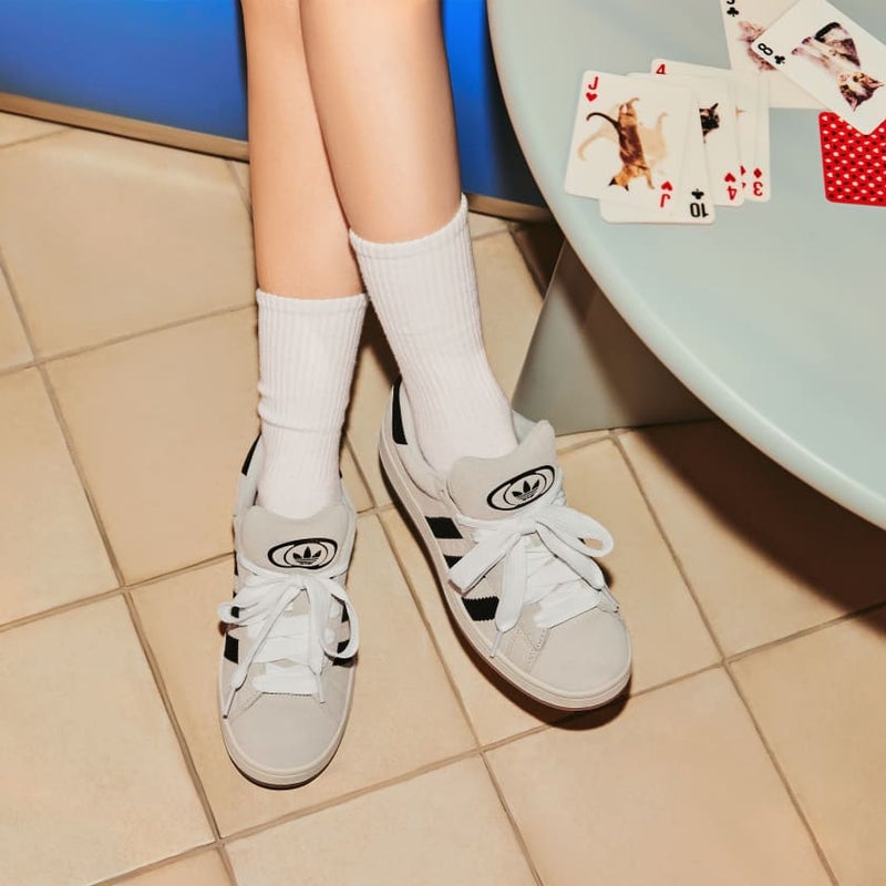 adidas Campus 00's W, chrystal white / core black