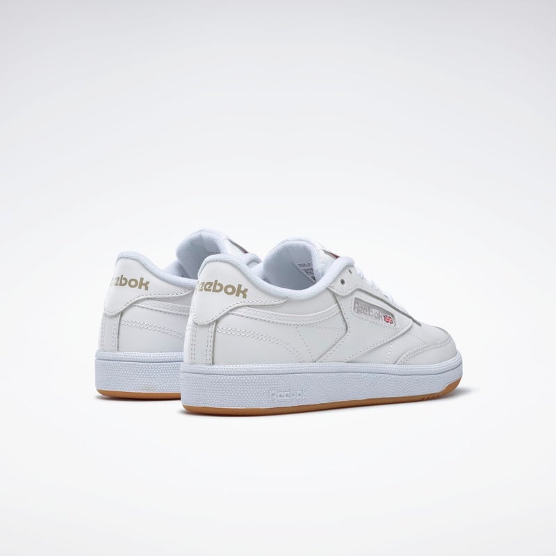 Reebok Club C 85 Women's, white / light grey / gum