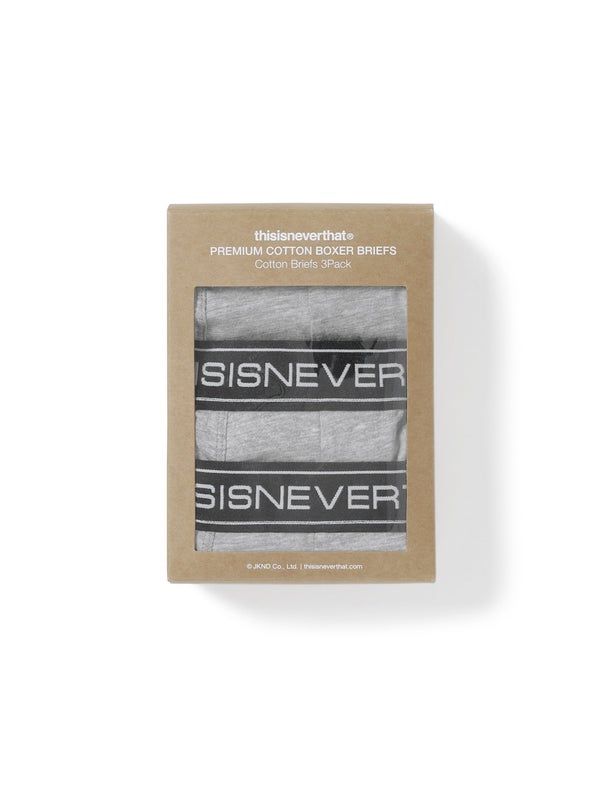 thisisneverthat Cotton Briefs 3-pack, grey