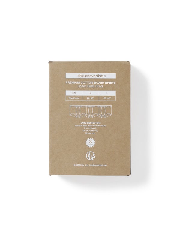 thisisneverthat Cotton Briefs 3-pack, grey