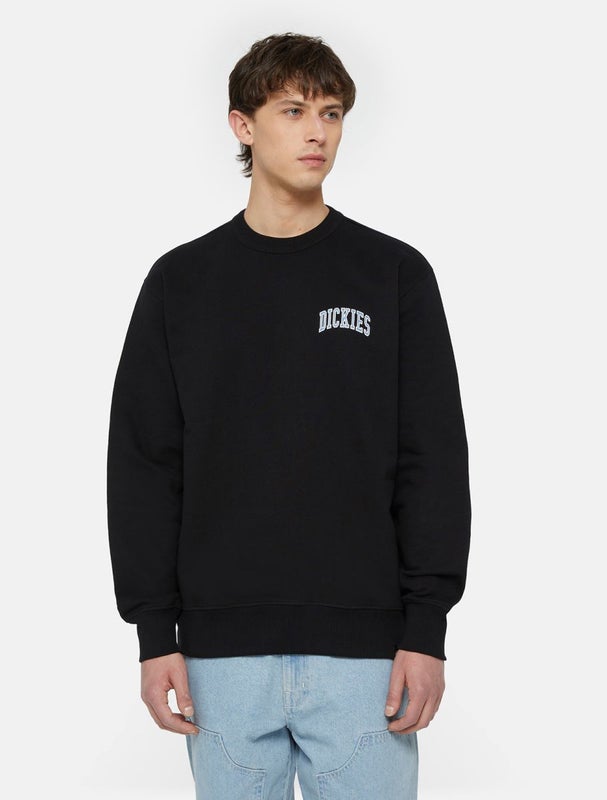 Dickies Aitkin Chest Crewneck, black
