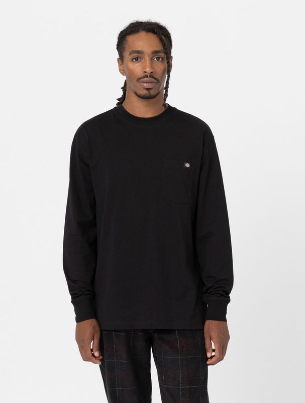 Dickies Luray Pocket LS Tee, black