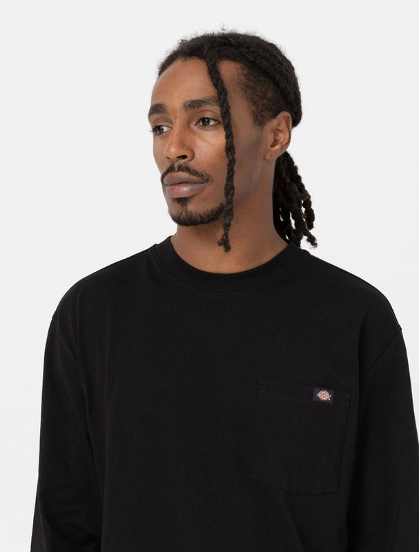 Dickies Luray Pocket LS Tee, black