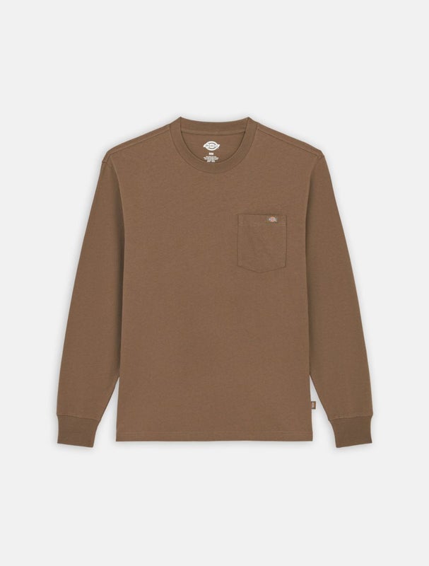Dickies Luray Pocket LS Tee, mushroom