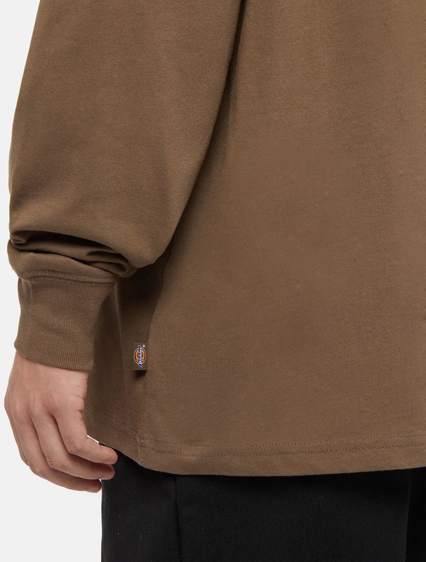Dickies Luray Pocket LS Tee, mushroom