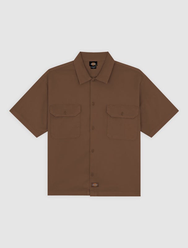 Dickies 247 Garmentt Dyed Work Shirt, timber