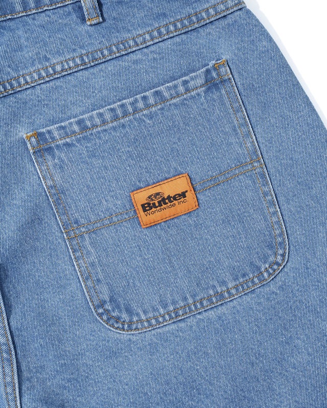 Butter Santosuosso Denim Pant (baggiest), washed indigo