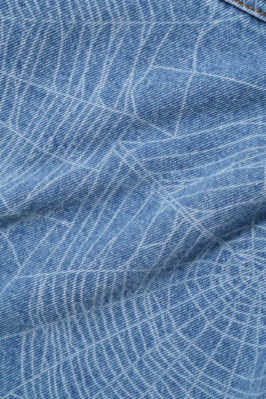 Butter Web Denim Overshirt, washed indigo