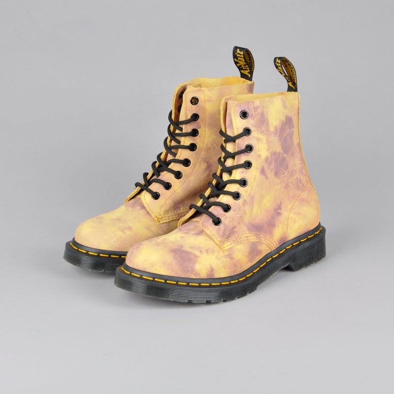 Dr. Martens 1460 Pascal, burnt yellow / tie dye