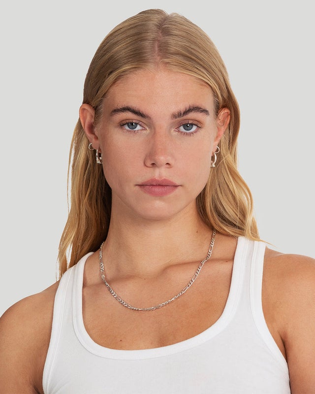 Two Jeys Figaro Chain, silver