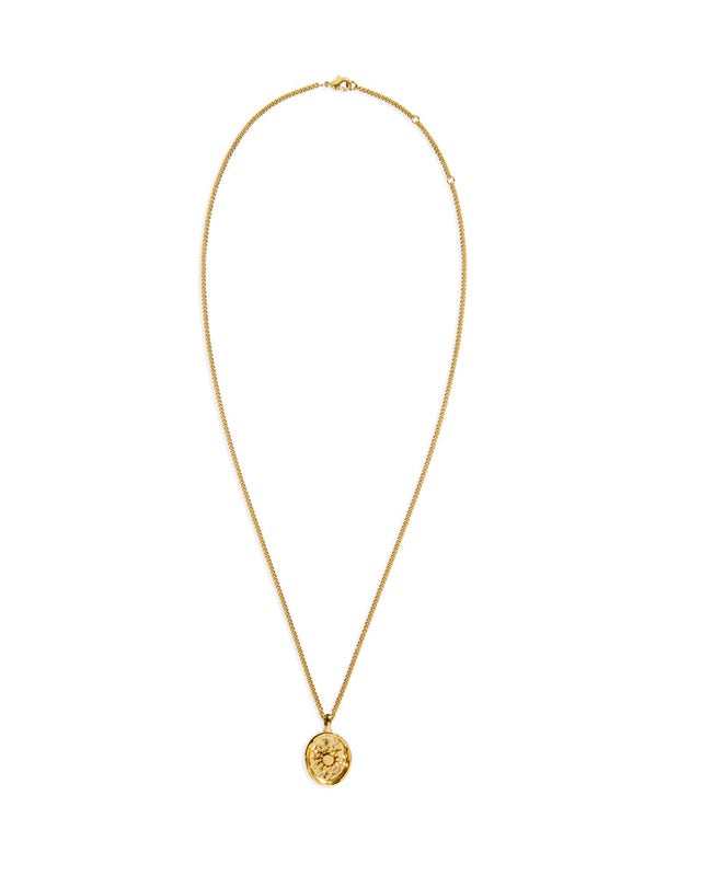 Two Jeys Day & Night Necklace, gold.