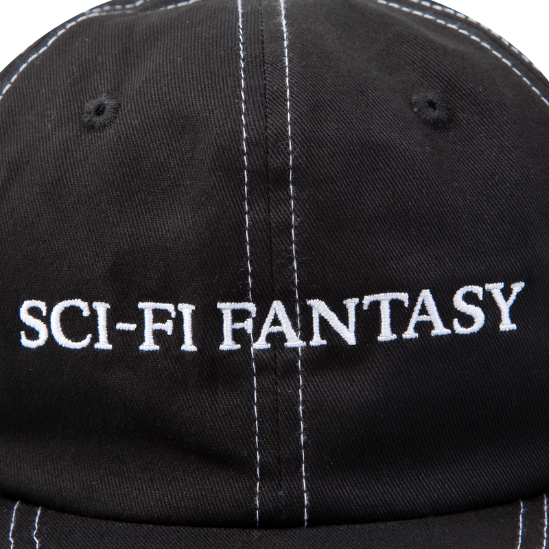 Sci-Fi Fantasy Flat Logo hat, black