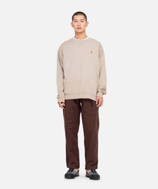Gramicci One Point Crew Sweatshirt,  sand pigment