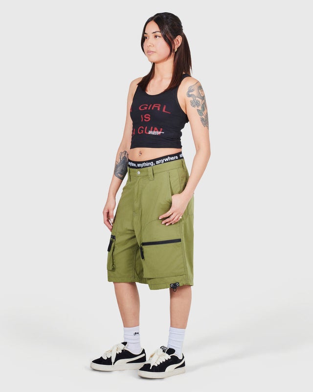 Pleasures Girl Is A Gun Tanktop, black