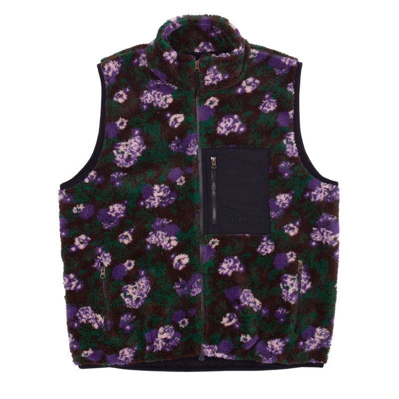 GX1000 Sherpa Vest, floral