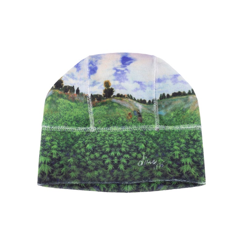 Dime Coverstitch Skylly beanie, field trip