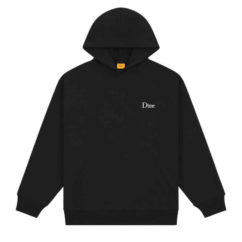 Dime Classic Small Logo Hoodie, black