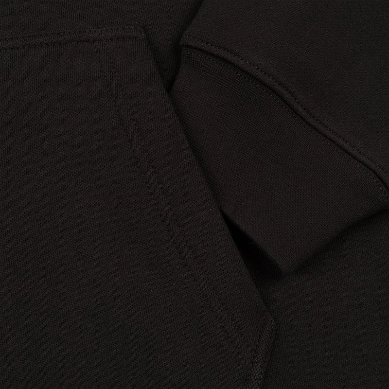 Dime Cursive Small Logo Zip Hoodie, black