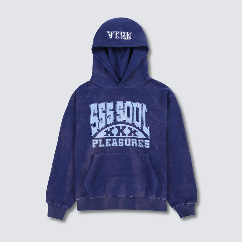 Pleasures X Triple 5 Soul Inside Out Hood, navy