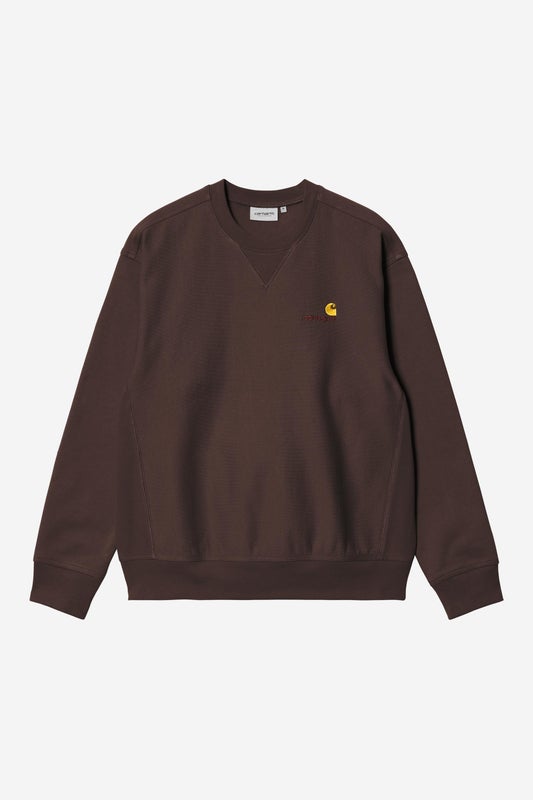 Carhartt American Script Sweat, palisander