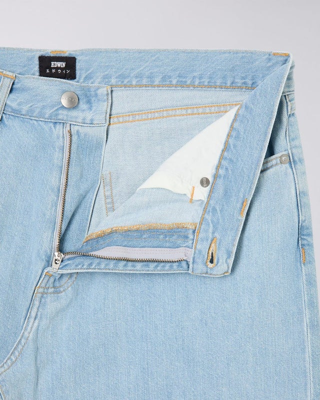 Edwin Cosmos Pant, blue heavy bleach wash